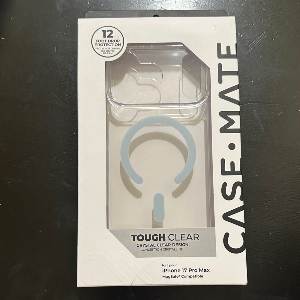 Case-Mate Apple iPhone 17 Pro Max Tough Clear MagSafe Case - Clear Blue